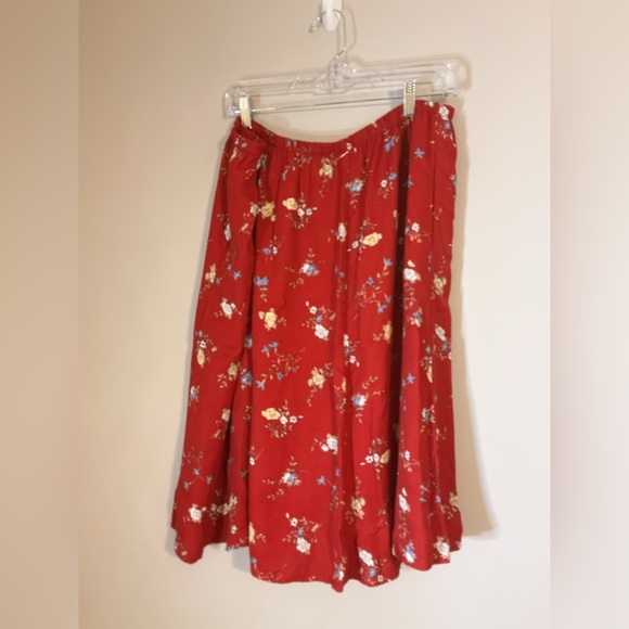 Vermont Country Store Dresses & Skirts - Vintage 90s Heritage Midi Skirt | 2x Plus Size | Grandmacore Quiet Luxury